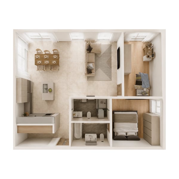 Appartement neuf de 3.5 pièces avec vue et balcon à Bramois 3