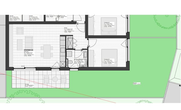À louer – Magnifique appartement 2.5 pièces NEUF - 170 m2 pelouse et terrasse 13m2 à Chalais 3