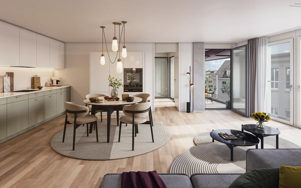 Neubau 1.5-Zimmer-Dach-Maisonette mit grosszügiger privater Dachterrasse 2