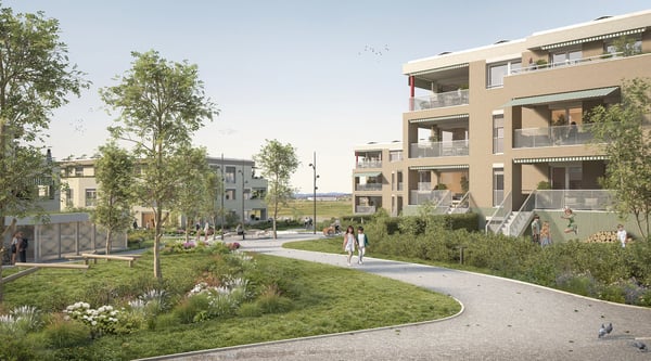Neubauprojekt Schachenweid - Garten Maisonettewohnung - Zuhause zwischen Stadt und Natur 3