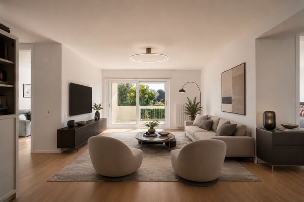 Elegante 4,5-Zimmer-Wohnung mit Terrassen, in der Nähe des Zentrums und des Bahnhofs von Lugano 1