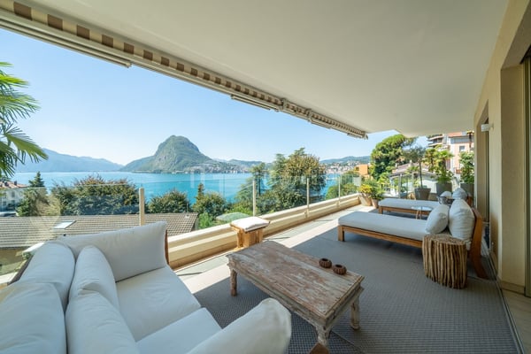 CONTEMPORARY ELEGANCE WITH LAKE VIEW IN CASTAGNOLA – 2.5 ROOMS 1