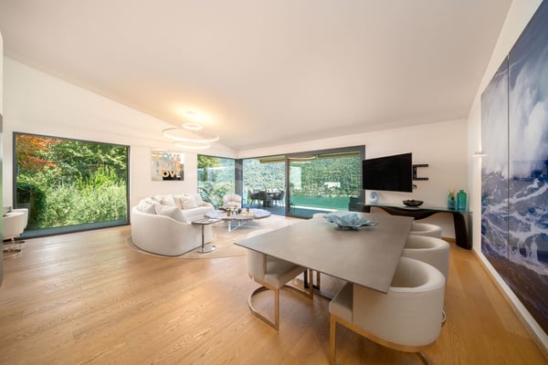 ELEGANTE APPARTAMENTO DI 4 LOCALI CON GIARDINO E VISTA LAGO 3