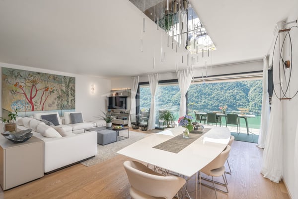 Exklusive 3,5-Zimmer-Wohnung mit Seeblick in Morcote zu verkaufen (Copy) 2