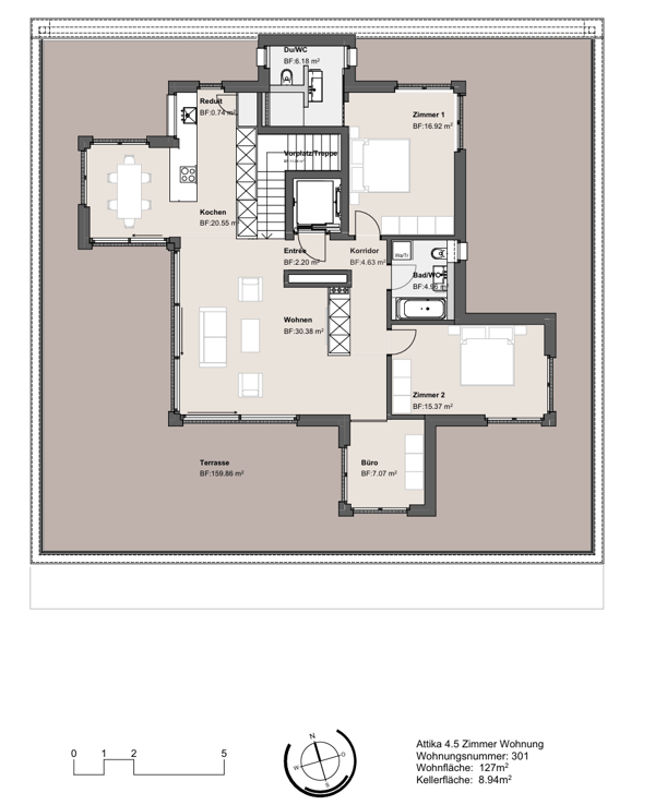 Luxus über den Dächern von Freienbach – Attikawohnung mit 160 m² Sonnenterrasse & Seesicht 6