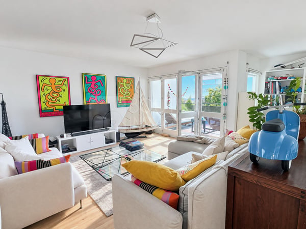 EN EXCLUSIVITE - Attique en duplex au coeur du village de Veyrier