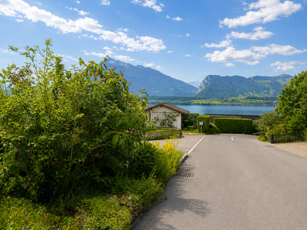 Charmantes Einfamilienhaus mit Studio und traumhafter Seesicht – Wohnen über dem Thunersee 9