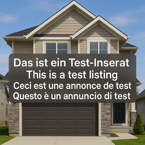 Test Inserat CL w/o M 3