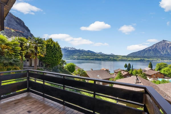 Unverbaubarer Blick auf den Thunersee - Wunderschöne Maisonette-Wohnung - Ihr neues Domizil 3