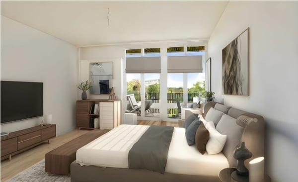 Appartement d'exception en angle avec vue panoramique sur le lac et le Mont-Blanc 10