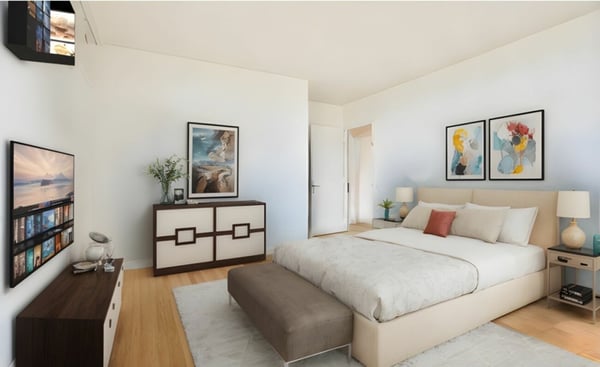 Appartement d'exception en angle avec vue panoramique sur le lac et le Mont-Blanc 9