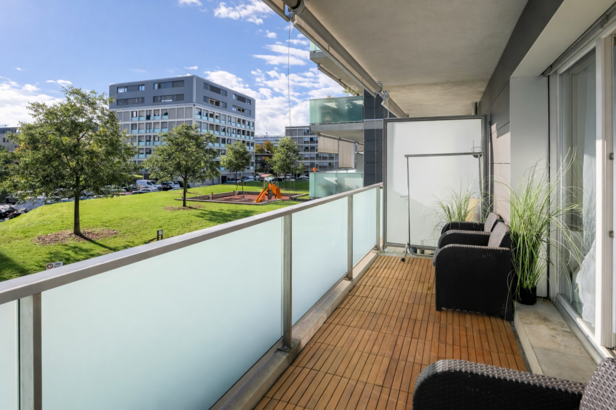 Appartement traversant dans un immeuble récent à Châtelaine - Proche des transports et commodités