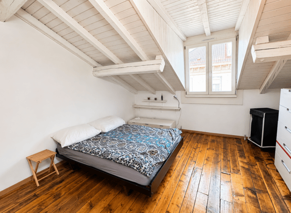 Appartement meublé de 4 pièces à louer sous les toîts - Genève 3