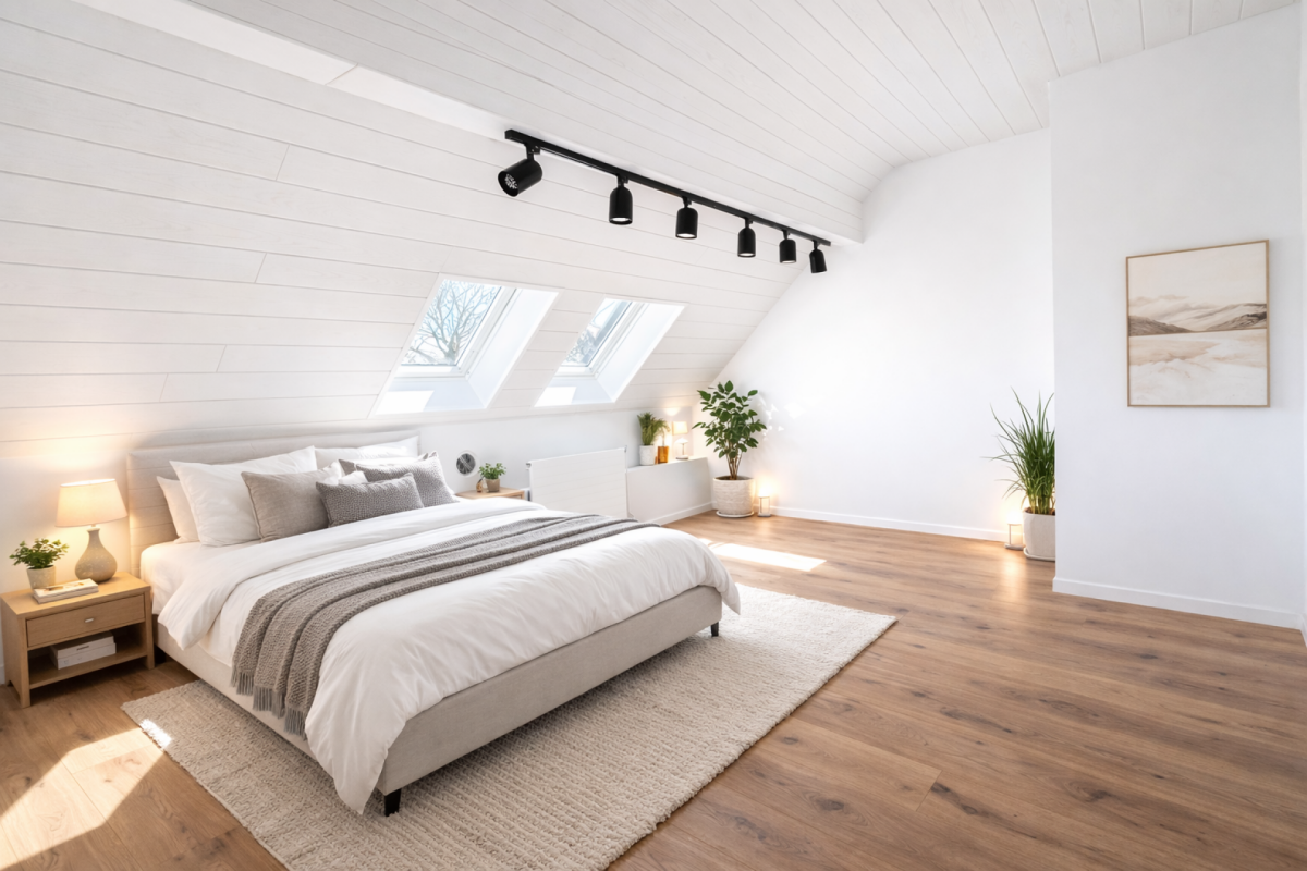 Appartement entièrement rénové en 2026 - Volumes atypiques avec double suite parentale à Puplinge