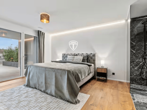 Luxuriöse 1.5-Zimmer-Terrassenwohnung mit 132m² Privat-Terrasse und traumhafter Aussicht auf Pilatus & Rigi 3