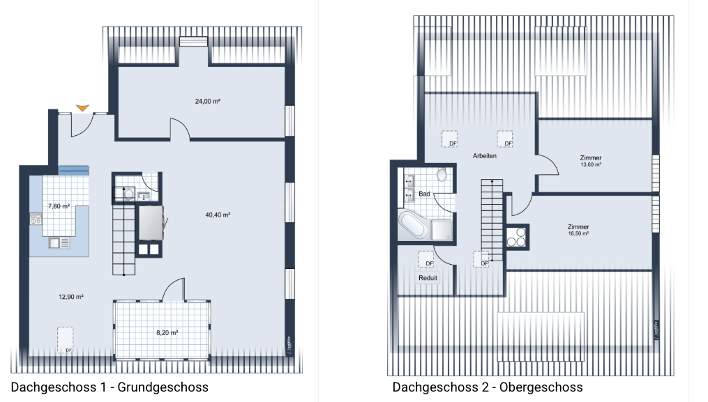 Immobilie in Hettlingen - Wohnjuwel mit Seltenheitswert: Lichtdurchflutete 4.5 bis 5.5-Zimmer-Dach-Maisonette in Hettlingen - Bild 11