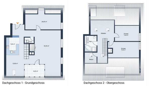 Wohnjuwel mit Seltenheitswert: Lichtdurchflutete 4.5 bis 5.5-Zimmer-Dach-Maisonette in Hettlingen 12
