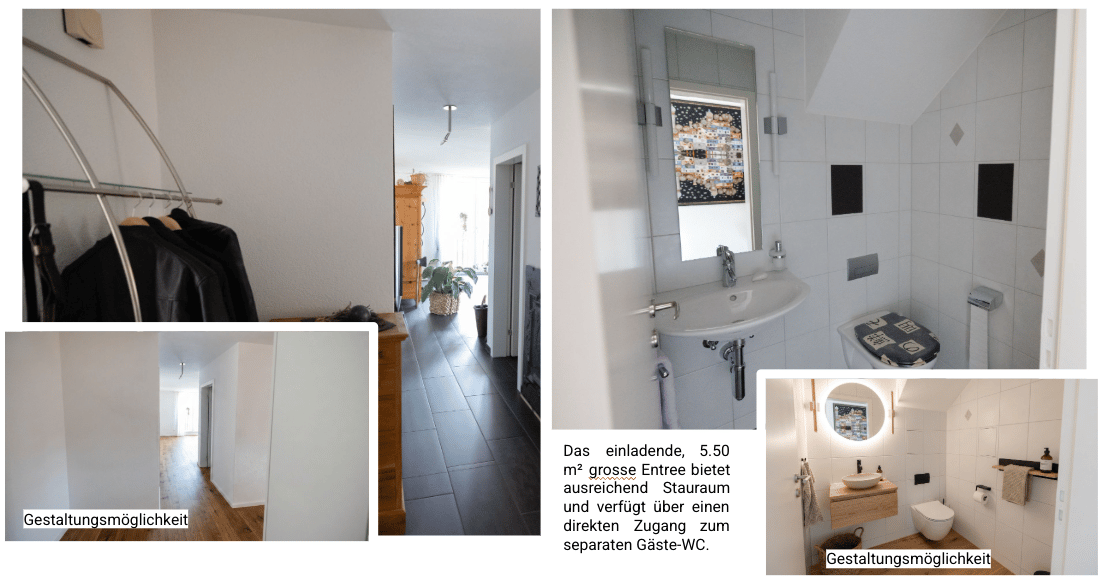 Immobilie in Hettlingen - Wohnjuwel mit Seltenheitswert: Lichtdurchflutete 4.5 bis 5.5-Zimmer-Dach-Maisonette in Hettlingen - Bild 7
