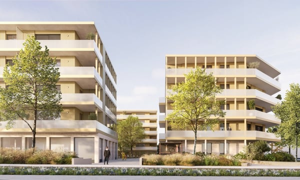 Geräumige 3.5-Zimmer-Wohnung mit Terrasse oder Balkon, nahe dem Zentrum von Bulle 3