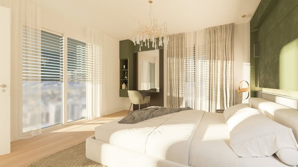 Geräumige 3.5-Zimmer-Wohnung mit Terrasse oder Balkon, nahe dem Zentrum von Bulle 3