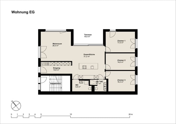 Erstvermietung moderner und lichtdurchfluteter 1.5-Zimmer Wohnungen 14