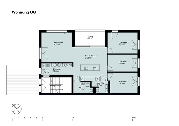 Erstvermietung moderner und lichtdurchfluteter 1.5-Zimmer Wohnungen 15