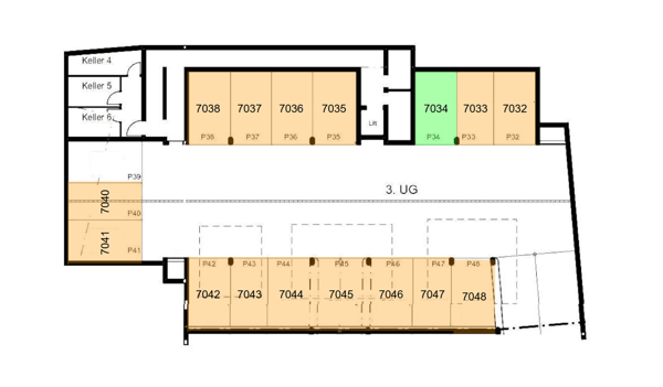 Tiefgaragenparkplätze in Kleinandelfingen zu vermieten 3