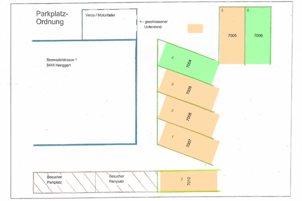 Aussenparkplatz in Henggart zu vermieten 2