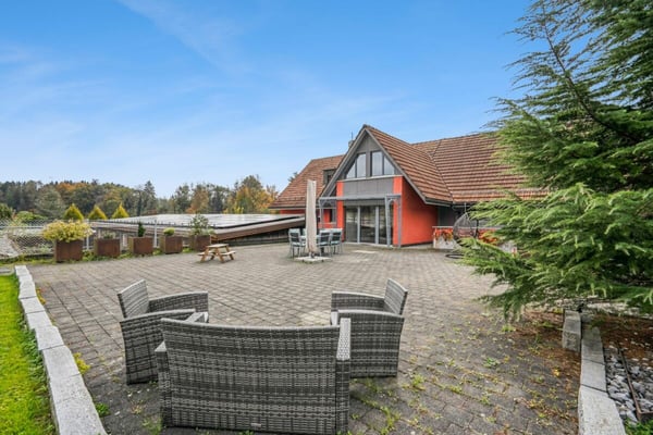 TRAUMHAFTE REITSPORTANLAGE MIT VERSCHIEDENEN BEWEGUNGSFLÄCHEN UND VIEL WEIDELAND IN DOTNACHT 12