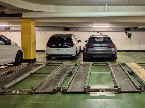 Tiefgaragenplatz im Stadtzentrum Winterthur für kleines Fahrzeug - max 1.77m breit - max 4.73m lang 3