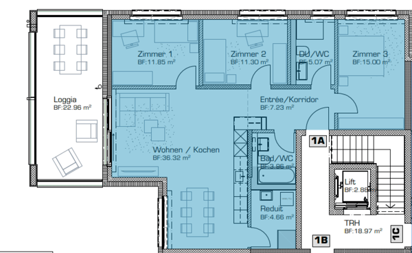 Erstvermietung: moderne 4.5-Zimmerwohnung 16