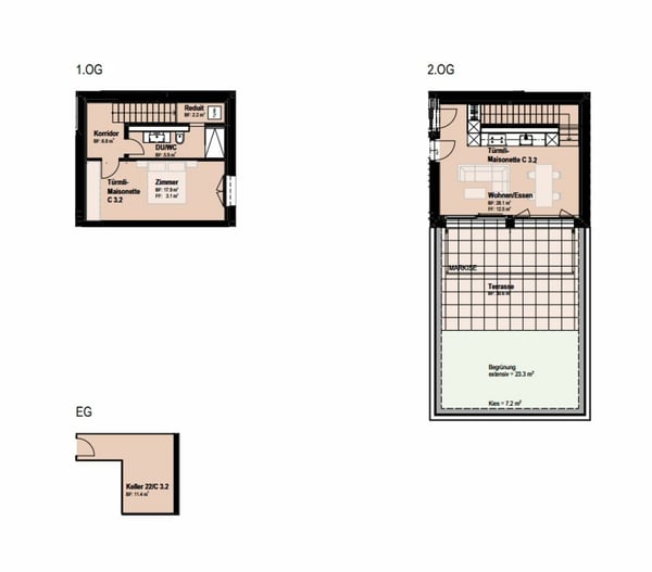 Maison Seemli - Türmli-Maisonette 4