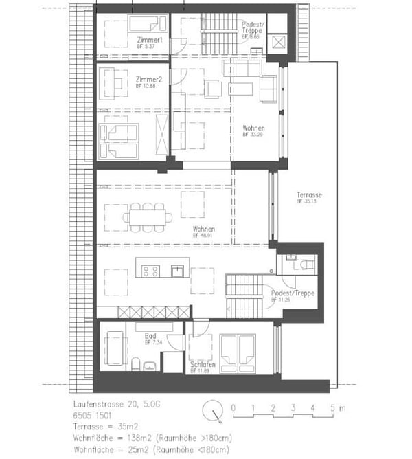 Spektakuläre Dachwohnung mit grosser Terrasse 13