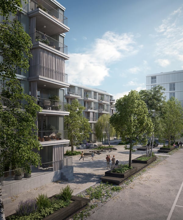 Erstvermietung: Überbauung