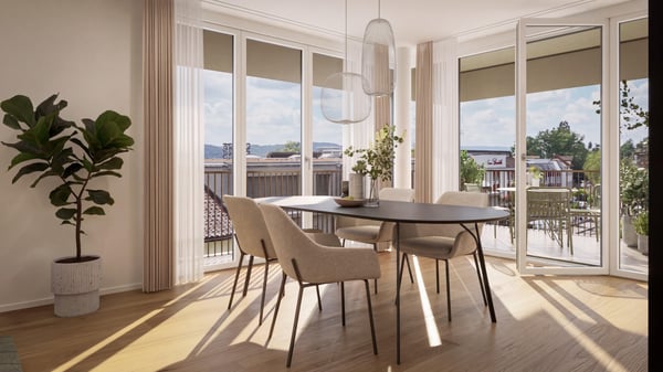 Stilvolle 4.5 Zimmer-Maisonettewohnung mit Balkon 3