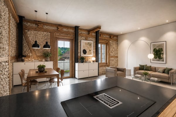 Historisches Bijou mit modernem Ausbaustandard - 2.5-Zimmer-Wohnung mit Balkon 2