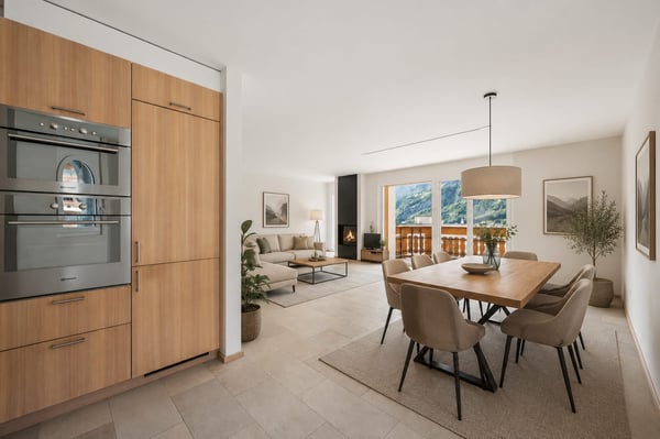 Ihr Rückzugsort in den Alpen: 4.5-Zimmer-Residenz in Leukerbad