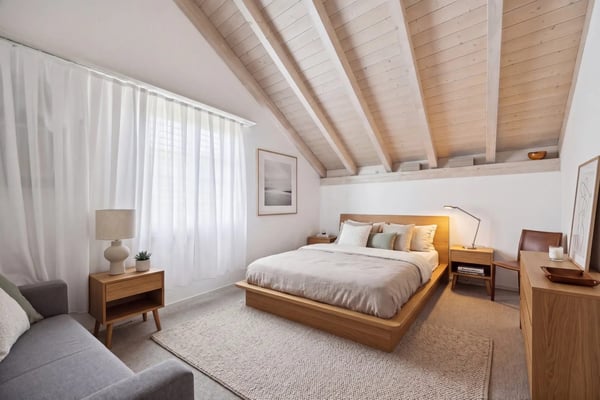 Allein unter dem Dach - 4½ Zimmer mit offenem Dachstuhl, Terrasse und Weitsicht 8