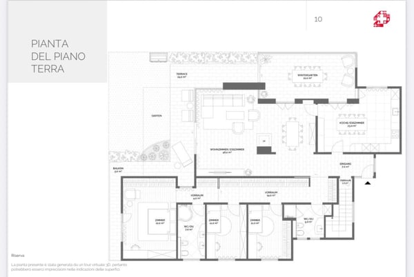 Prestigiosa villa unifamiliare con giardino esclusivo 27