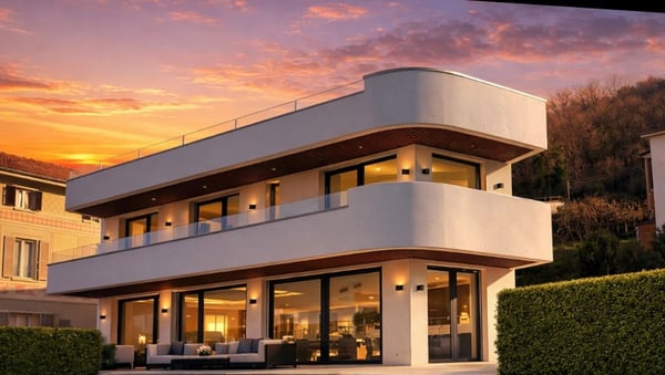Villa di design in posizione unica con vista lago mozzafiato e darsena 22