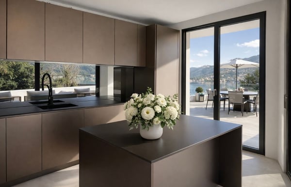 Villa di design in posizione unica con vista lago mozzafiato e darsena 6
