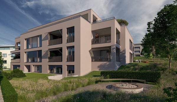 Neubauprojekt mit grosszügigen Mietwohnungen sowie Einstellhalle 9