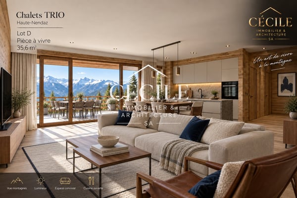 HAUTE-NENDAZ – APPARTEMENT NEUF 3,5 PIÈCES AVEC GRANDE TERRASSE 2