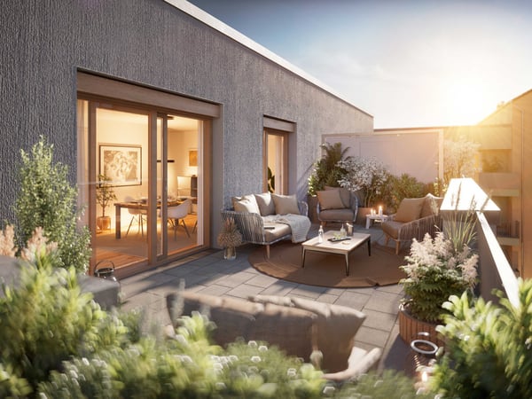 3,5 Zimmer Penthouse-Wohnung mit großzügiger Dachterrasse