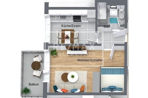 Moderne 2.5-Zimmerwohnung mit Balkon in Zürich Enge / Wollishofen 11