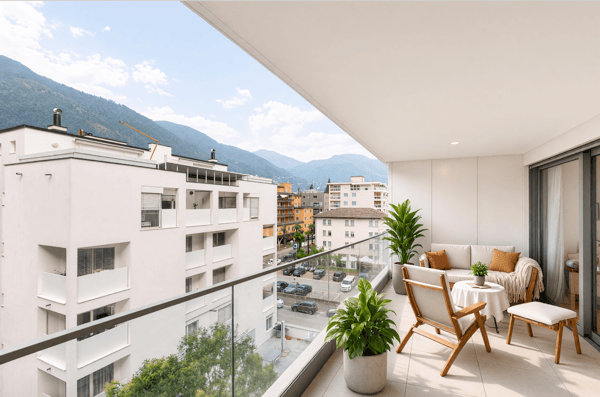 Zentrale Terrassenwohnung – Urbanes Leben trifft auf Erholung