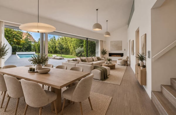 Villa d'architecte avec piscine et grand jardin 1