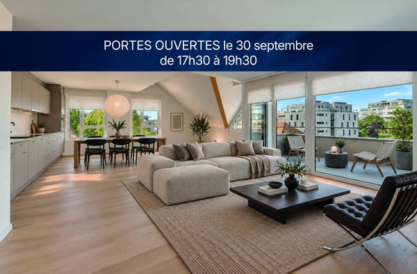 Neuf - Magnifique duplex avec balcon et vue sur le Jura