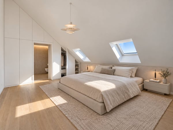 Spacieux séjour et grandes chambres pour ce 5.5 pièces en duplex 5