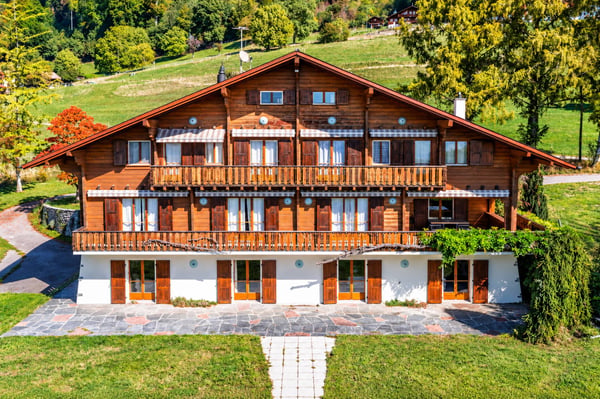 Un chalet d'exception face aux Dents du Midi